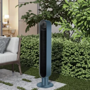 TOPSON Temperature Oscillation Tower Fan Control Wifi Ionizer Electric Stand Fan
