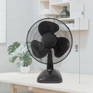 Table Fan 16 Inch 3 Blades Vibration Switch Table Mini Fan