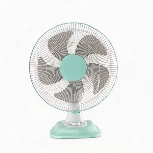 Table Fan 16 Inch 5 Curved Blade Desk Fan Electric Table Circulation Fan with Quiet Energy Efficient