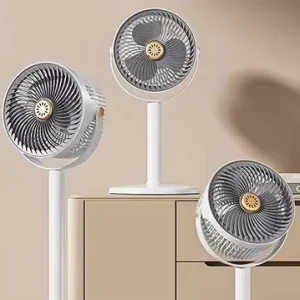 Table Floor Fan Rechargeable Battery Summer Cooling Outdoor Indoor Tall Cool Fan Oscillating air Cooler Standing Fan