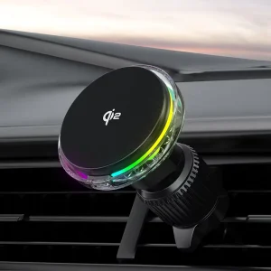 Technology Products Fan Cooling Electronic Gadgets Qi2 Superfast Wireless Charger Air Vent Magnetic Car Telephone Holder