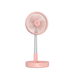 Telescopic Rotating Silent Electric Small Rechargeable Desktop Table Air Fan