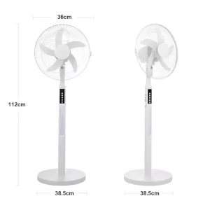 The Manufacturer’s Best selling 16 inch Light emitting Diode Lamp Vertical Fan Energy saving Charging Product