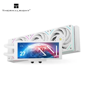 Thermalright Trofeo Vision 360mm ARGB White AIO Cooler with 6.86 Inches Lcd Display 12cm CPU Cooling Fan Radiator