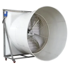 Three Aluminum Blade FRP Axial Flow Exhaust Ventilation Fan High Efficiency Fan