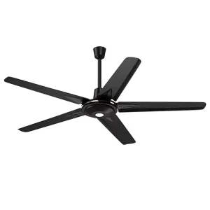 Three Blade Iron Ceiling Fan 56 Inch High Wind Industrial Design Light 3 Speed Adjustable Wall Switch Control for Restaurants