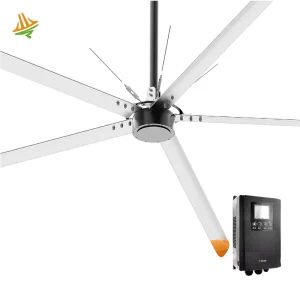 Three Phase 380V Manufacturer Prices HVLS Fan 18-24ft Industrial Ceiling Fan 5 Aluminium Blades Ventilation Factory Fan