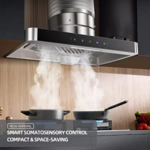 Three Speed Stainless Steel Kitchen Range Hood Exhaust Fan Lighting (DISCONTINUED SUBSTITUTES IN STOCK CONSULT SERVICE)
