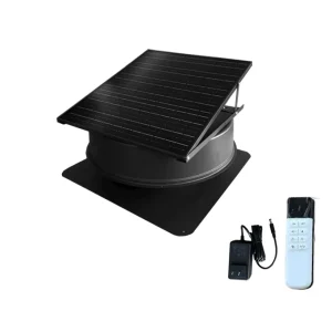 Top Sale 2 Year Warranty 60W DC Brushless OEM ODM Home Heat Extractor Solar Attic Roof Ventilation Fan Vent