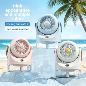 Top Selling 3 in 1 Design Long Battery Life USB Powered Desktop Fan for Office Bedroom Dorm and Outdoor Use