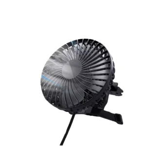 Top Selling Car Vent USB Fan Strong Winds 3 Speeds 360 Rotation Air Circulating Mini Fan Suitable for Car Cooling
