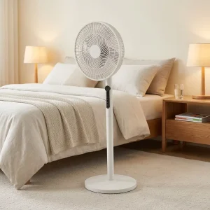 Touch Screen 16 Inch Electric Pedestal Fan Remote Control with Timer for Bedroom Living Room Office