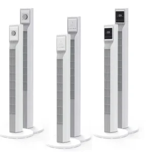 Tower Bladeless Cooling Fans for Children Safe Pedestal Stand Air Circulator Fan