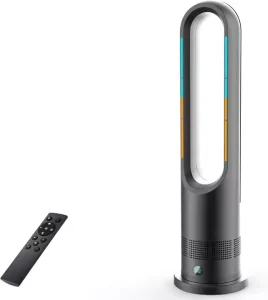 Tower and Pedestal Fan Cooler and Heater Bladeless Tower Fan Air Purifier Home Appliance