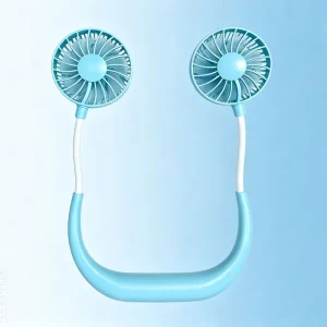 Trending Battery Hanging Neck Fan Air Cooling Fan Outdoor Portable Fan