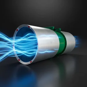Tunnel Axial Flow Fan Industrial Ventilation Fan for Mining Underground Air Supply High Efficiency Low Noise
