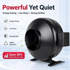 Turbocharged External Rotor Coaxial Fan Industrial Tube Exhaust Fan Exhaust Fan
