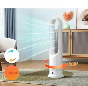Tuya APP Control Hot+Cool Bladeless Fan for Winter and Summer