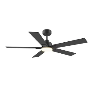 Tuya Smart 52 Inch LED Ceiling Fans with Light WiFi APP Remote Control DC Motor 5 Blades Lamp Ceiling Fan for Bedroom 110V