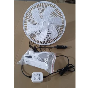 Two speed 11 Inch Oscillating Switch DC Small Slip on Car Fan