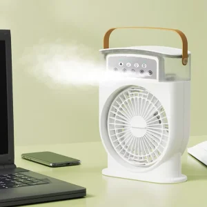 Type c Mini Rechargeable Standing Ductless Industrial Outdoor Smart Cooler Room air Conditioner Humidifier Water Mist Fan