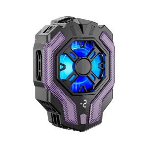 U JIE Aluminium Semiconductor Heatsink Cooling Fan Magnetic Mobile Phone Radiator Game Cooler Holder Clip Phone Holder
