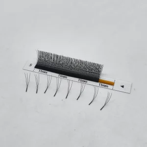 U-Shaped 3D Handmade Soft W Bloom Premade Fan Eyelash Extensions Lightweight Lashes