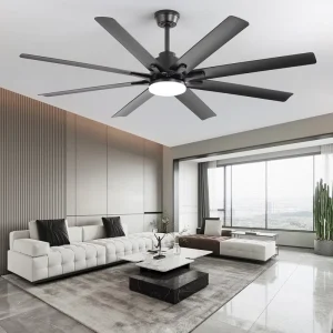 USA in Stock 66 Inch Luxury Designer Ceiling Fans Smart Ceiling Fans With Light and Remote Control
