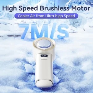 USB Charger Mini Pocket Portable & Wearable Fan Rechargeable Battery Operated for Travel