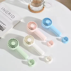 USB Cooling Mini Portable Hand Fans New Arrival Powerful Mini Fan with Three Speed Options Rechargeable for Home Car Hotel Use