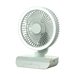 USB Desk Fan Portable Quiet 3 Speeds Wind Desktop Personal Adjustment Mini Fan Table Fan for Better Cooling