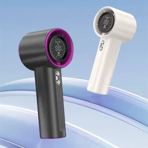 USB Electric Cooling LED Light Mini Portable Handheld Car Fans New Arrival 100 Speed Rechargeable Brushless Motor Neck Wearable