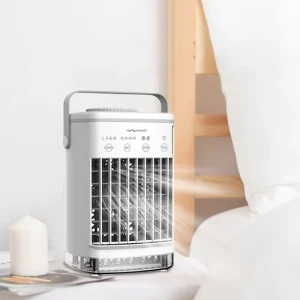 USB Electric Fan Refrigeration air Conditioning Household Small air Cooler Portable Mobile Humidification Table Water Cooling