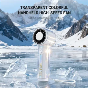 USB Handheld Fan Mini Portable Small Fan Cold Compress 100 Gears Rechargeable Office Student Ventilador