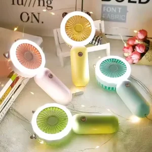 USB Mini Handheld Fan Portable Student Office 1 Speed Adjustment Outdoor Wind Powerful Small Quiet Air Cooling Fans for Outdoors