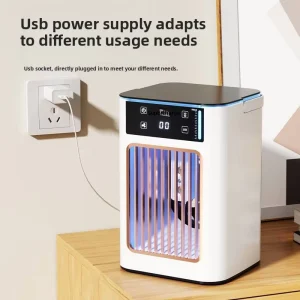 USB Office Desktop Cooling Fan with Spray Refrigeration Function Household Humidifying and Atomizing Silent Cooling Fan