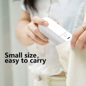 USB Rechargeable Brushless Motor Mini Handheld Fan Three-Speed Foldable Neck Wearable Portable Pocket Personal Cooling Battery
