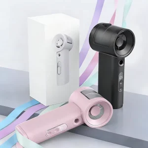 USB Rechargeable Handheld Mist Fan Brushless Motor Mini Portable Outdoor High Speed Water Spray Cooling Fan for Car Use