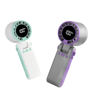 USB Rechargeable High Speed Handheld Small Fan Portable Neck Wearable Fan Outdoor Cooling Mini Fan