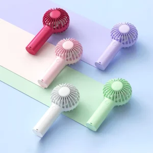 USB Rechargeable Mini Cooling Fan 3 Speed Wind Summer Battery Charging Pocket Design for Desktop Office Consumer Electronics