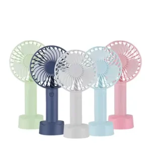 USB Rechargeable Mini Portable Handheld Fan With Phone Holder Wearable Fans Product Category
