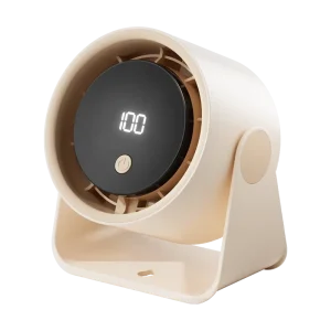 USB Rechargeable Plastic Intelligent Low Noise Household Portable Wall Mounted Air Circulation Table Desktop Fan Warm Night