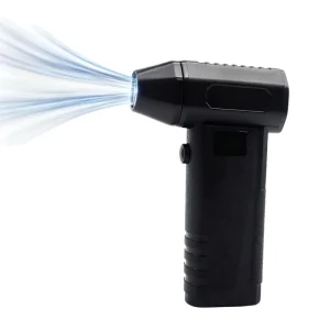 USB Rechargeable Portable Turbine Fan Industrial Grade Brushless Motor 2.0Ah Lithium Ion Battery 54m s Max Air Speed Blower Dust