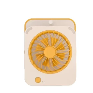 USB Rechargeable Ultra Thin 180° Adjustable Portable Silent Air Cooling Fan for Office Home Outdoor & Dormitory Use