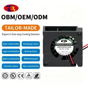 Ultra Mini 5V DC Blower Fan 20x20x5mm Low Noise Hydraulic Bearing Cooling Fan for Electronics 3D Printer Drone Smart Watch