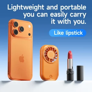 Ultra Mini Pocket Keychain Fan with Rechargeable Lithium Battery Compact Size Tiny Portable Fan for Travel Concert Commute Kids