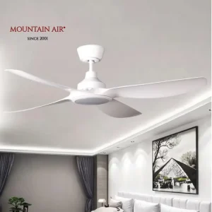 Ultra Quiet 52 Inch LED Indoor Ceiling Fan Modern Home Decor 6 Wind Speed DC Motor Remote Control Bright Electric Household