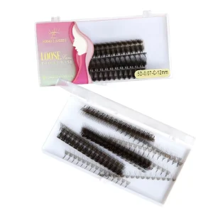 Ultra speed Premade Fans Customized Eyelashes Eyelash C D Fans on Tape