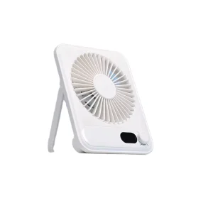 Ultra thin Mini Table Fan USB Rechargeable 1200mAh 2000mah Foldable Handheld Brushless Motor Fan for Outdoor and Camping