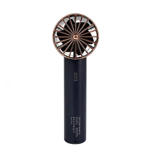 Ultralight Silent Portable Mini Fan with ABS USB Battery LED Display for Car